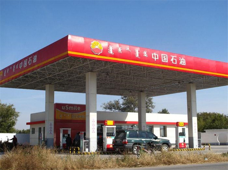 加油站钢结构网架案例1